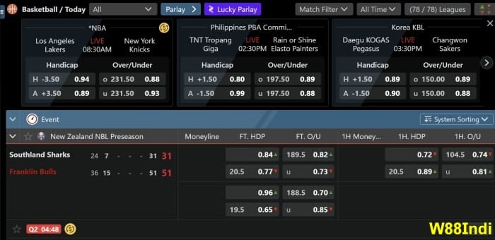 ระบบการพนันบาสเกตบอลโดยผู้เชี่ยวชาญ x5Bettindi